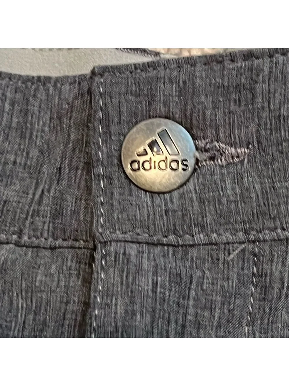Adidas Men's Charcoal Flat Front Shorts NWOT